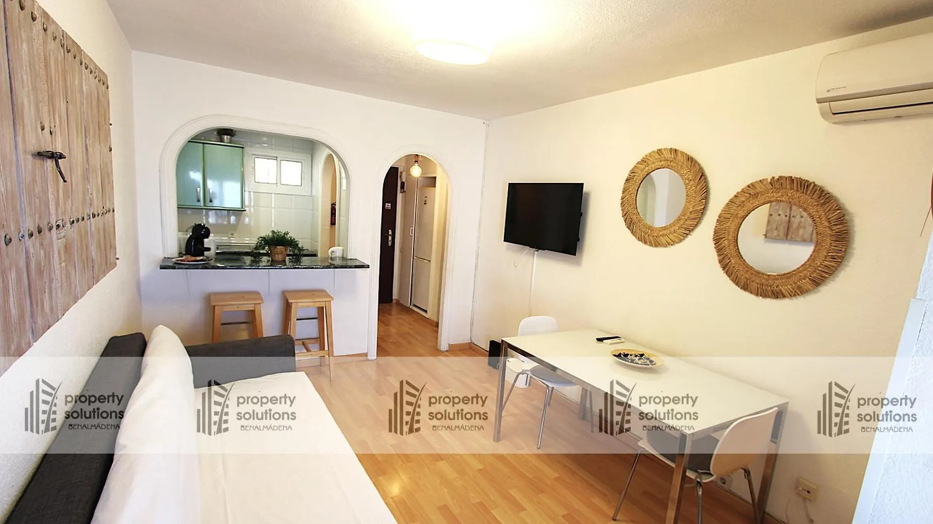 325 Agata Apartamentos - Piscina Y Playa -Canales De Tv Internacionales 베날마데나코스타 스페인